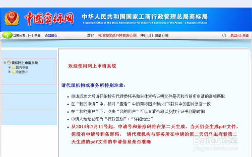 企業(yè)商標(biāo)注冊(cè)申請(qǐng)樣例