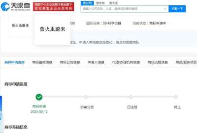 蔚來旗下第三品牌螢火蟲申請商標(biāo)